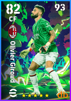 Olivier Giroud — CF, OVR 82, MAX 93