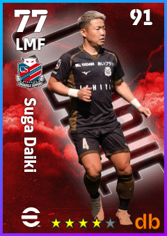Suga Daiki eFootball player card