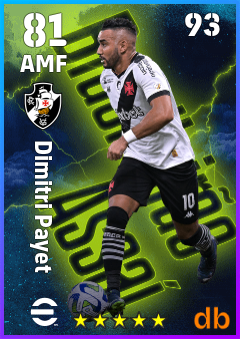 Dimitri Payet — AMF, OVR 81, MAX 93