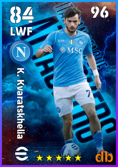 K. Kvaratskhelia — LWF, OVR 84, MAX 96