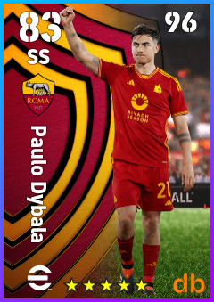 Paulo Dybala — SS, OVR 83, MAX 96
