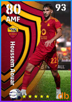 Houssem Aouar — AMF, OVR 80, MAX 93