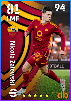 Nicola Zalewski — LMF, OVR 81, MAX 94