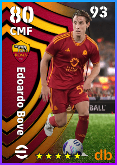 Edoardo Bove — CMF, OVR 80, MAX 93