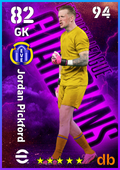 Jordan Pickford — GK, OVR 82, MAX 94