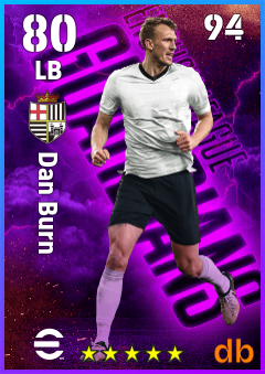 Dan Burn — LB, OVR 80, MAX 94