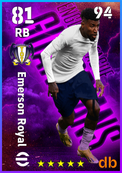 Emerson Royal — RB, OVR 81, MAX 94