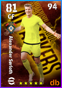 Alexander Sørloth eFootball player card
