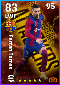Ferran Torres eFootball player card
