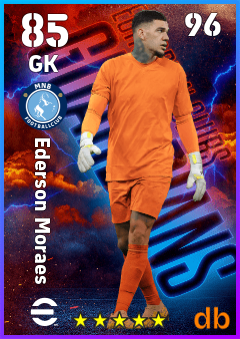 Ederson Moraes — GK, OVR 85, MAX 96