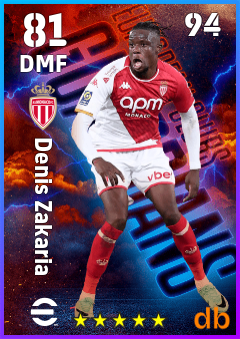 Denis Zakaria — DMF, OVR 81, MAX 94