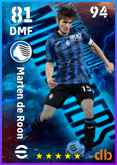 Marten de Roon — DMF, OVR 81, MAX 94