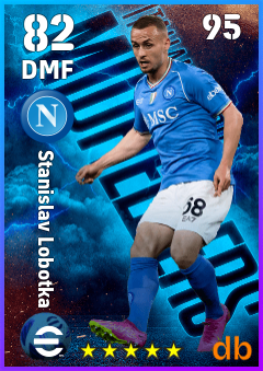 Stanislav Lobotka — DMF, OVR 82, MAX 95