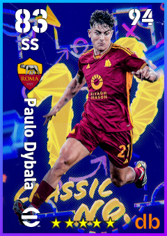 Paulo Dybala — SS, OVR 83, MAX 94