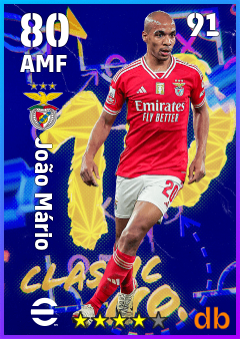 João Mário — AMF, OVR 80, MAX 91