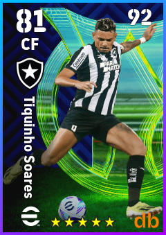 Tiquinho Soares — CF, OVR 81, MAX 92