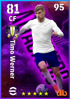 Timo Werner — CF, OVR 81, MAX 95