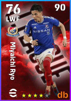Miyaichi Ryo — LWF, OVR 76, MAX 90