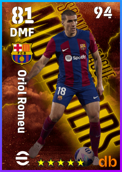 Oriol Romeu — DMF, OVR 81, MAX 94