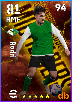 Rodri — RMF, OVR 81, MAX 94