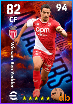 Wissam Ben Yedder — CF, OVR 82, MAX 94