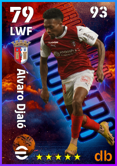 Álvaro Djaló — LWF, OVR 79, MAX 93