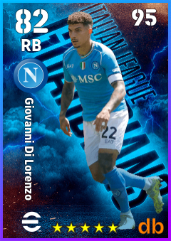 Giovanni Di Lorenzo — RB, OVR 82, MAX 95