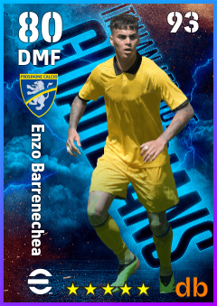 Enzo Barrenechea — DMF, OVR 80, MAX 93