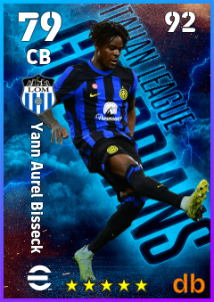Yann Aurel Bisseck — CB, OVR 79, MAX 92