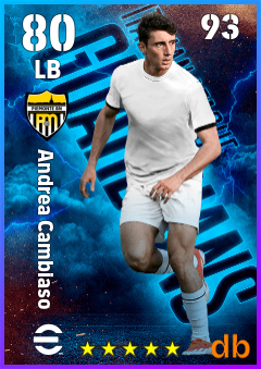 Andrea Cambiaso — LB, OVR 80, MAX 93