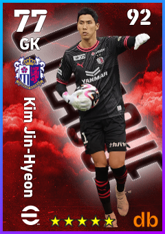 Kim Jin-Hyeon — GK, OVR 77, MAX 92