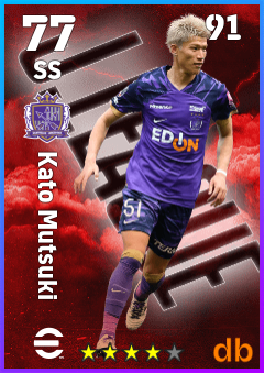 Kato Mutsuki — SS, OVR 77, MAX 91