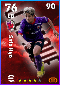 Sato Kyo — LB, OVR 76, MAX 90