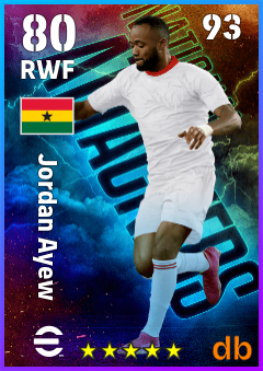 Jordan Ayew — RWF, OVR 80, MAX 93