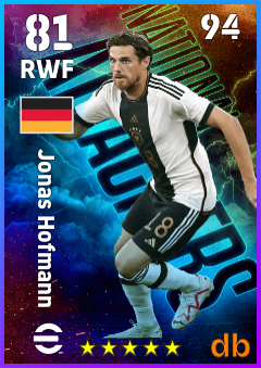 Jonas Hofmann eFootball player card