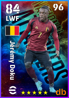 Jérémy Doku eFootball player card