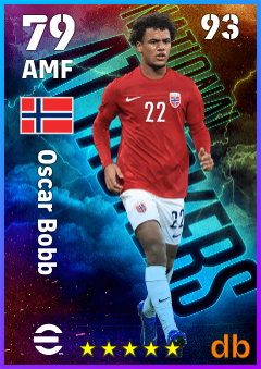 Oscar Bobb eFootball player card