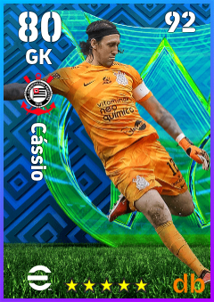 Cássio — GK, OVR 80, MAX 92