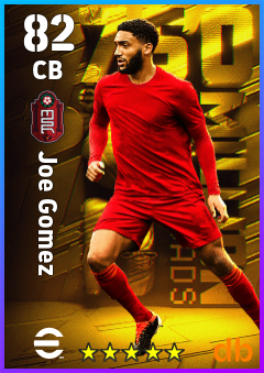 Joe Gomez — CB, OVR 82, MAX 82