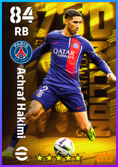 Achraf Hakimi eFootball player card