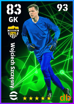 Wojciech Szczęsny — GK, OVR 83, MAX 93