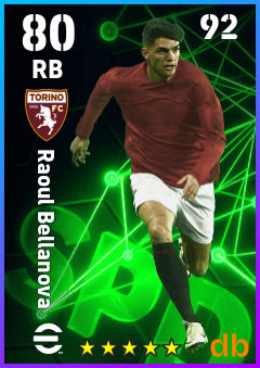 Raoul Bellanova — RB, OVR 80, MAX 92