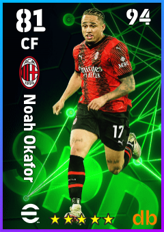 Noah Okafor — CF, OVR 81, MAX 94