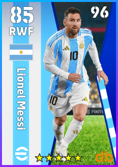 Lionel Messi eFootball player card