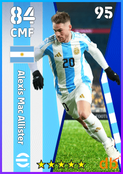 Alexis Mac Allister eFootball player card