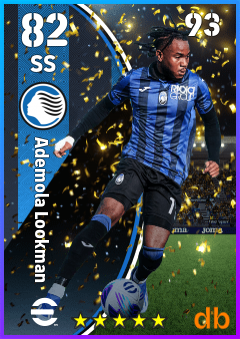 Ademola Lookman — SS, OVR 82, MAX 93