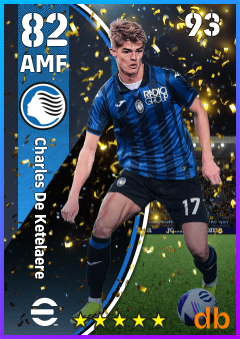 Charles De Ketelaere — AMF, OVR 82, MAX 93