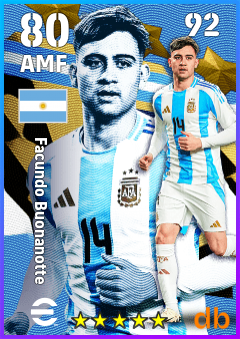 Facundo Buonanotte — AMF, OVR 80, MAX 92