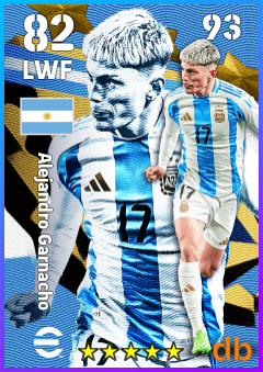 Alejandro Garnacho eFootball player card