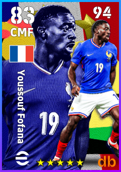 Youssouf Fofana — CMF, OVR 83, MAX 94